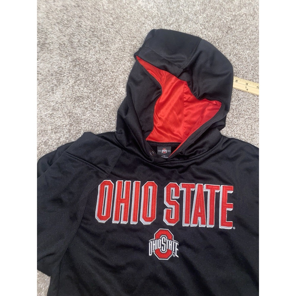 Ohio State Buckeyes School Athletic Brand Pullover Jacket Men's Large Pockets